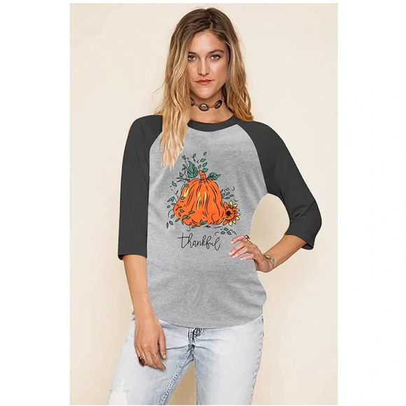 Thankful Thanksgiving Women’s top - Picture 2 of 3